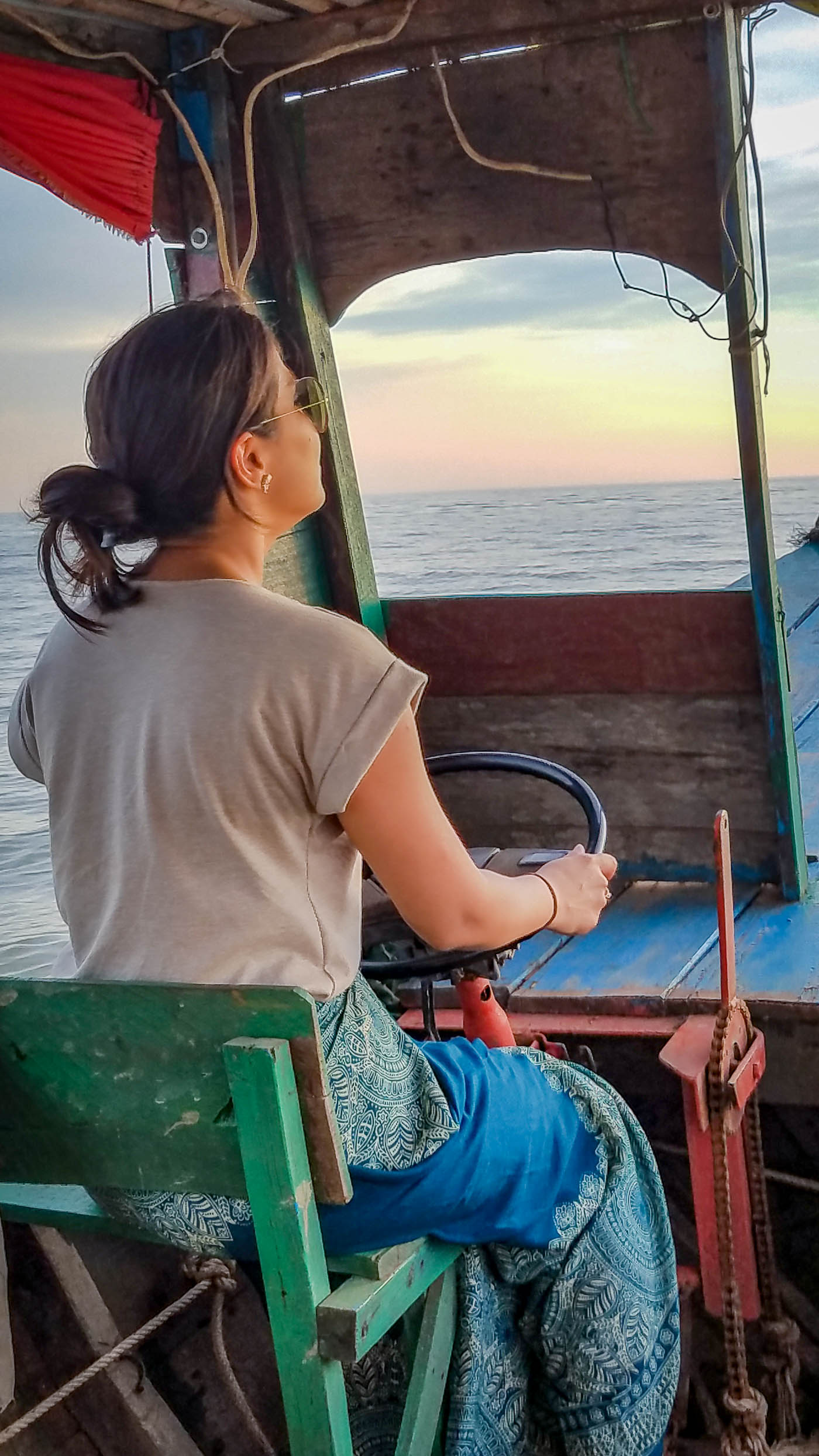 Cambodia boat ride - My Ticklefeet